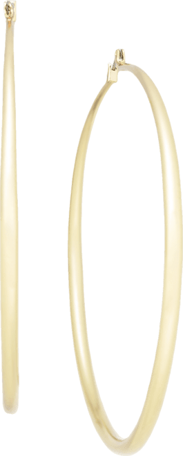 Extra Large 3-1/6" Gold-Tone Slim Extra Large Hoop Earrings , Created for Macy's