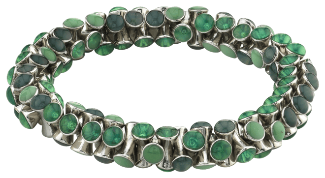 Silver-Tone Stretch Bracelet