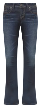 Suki Mid Rise Curvy Slim Bootcut Jeans