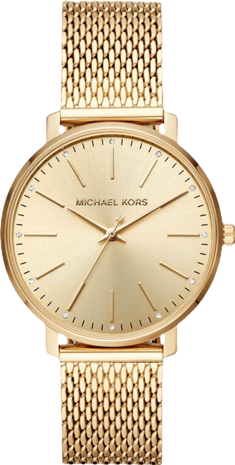 Women's Pyper Gold-Tone Stainless Steel Mesh Bracelet Watch 38mm