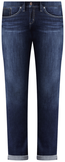 Women's Boyfriend Mid Rise Slim Leg Jeans