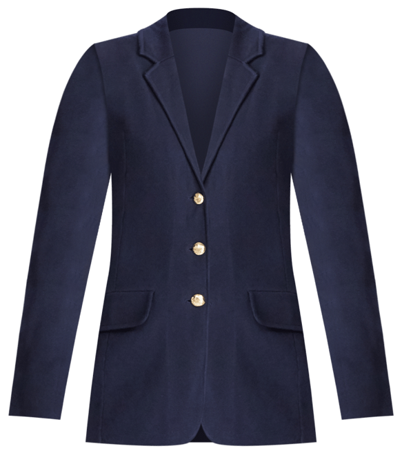 Lauren Ralph Lauren, Jackets & Coats, Lauren Ralph Lauren Navy Blue  Sweater Blazer Womens Size Xs Tp