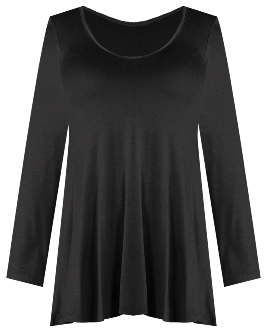 Women's Plus Size Poised Swing Tunic Top
