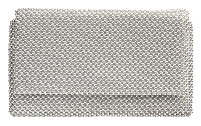 Prudence Shiny Mesh Clutch, Exclusively at Macy's