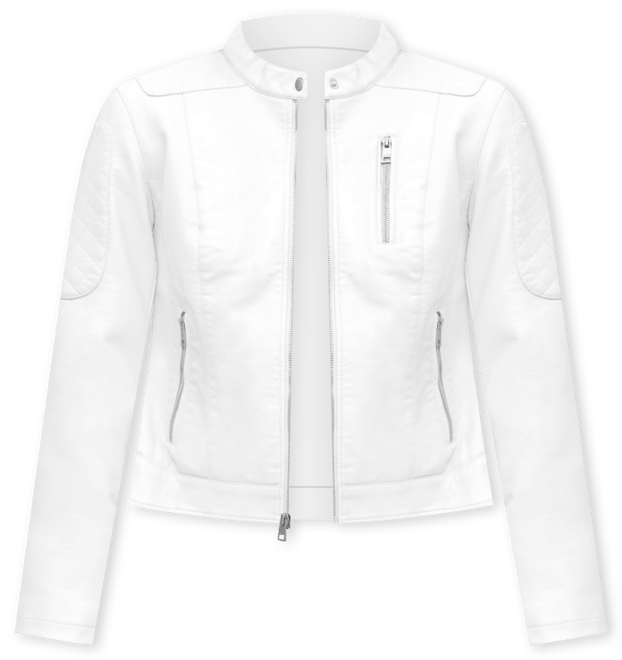 Women's Faux Leather Biker Jacket