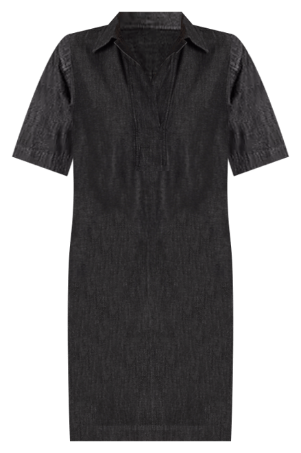Denim Cotton Shift Dress