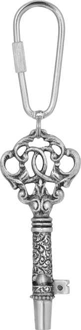 Women's Pewter Key Whistle Key Fob