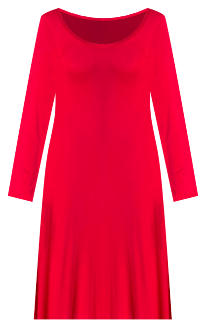 Women's Classic Long Sleeve Flared Mini Dress