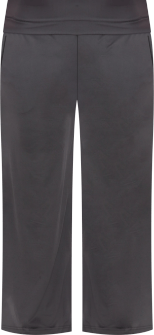 Plus Size Solid Palazzo Pants