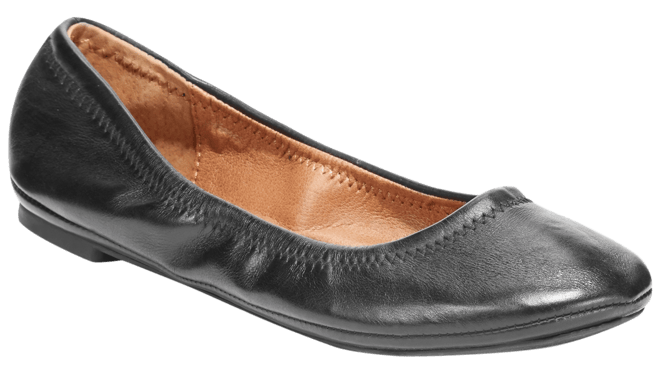 EMMIE BALLET LEATHER FLATS