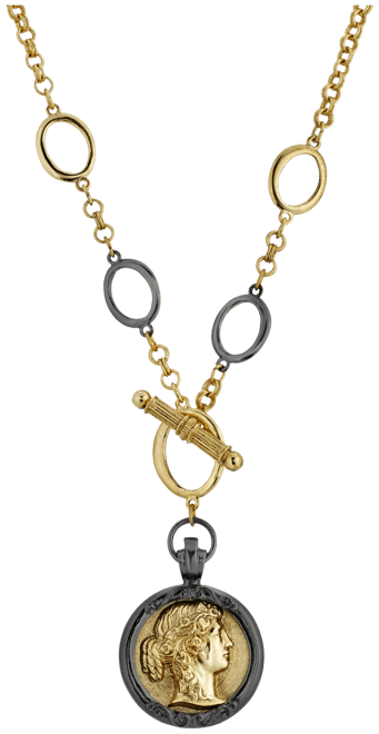 Toggle Cameo Necklace