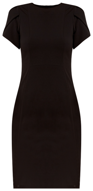 Petite Tulip-Sleeve Sheath Dress