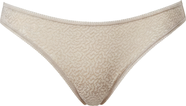 Modern Lace Satin-Trim Thong Underwear DK5013