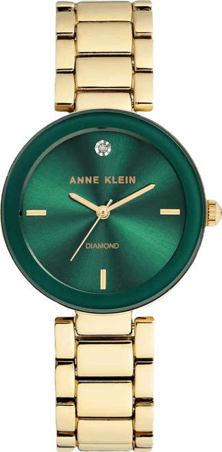 Women's Diamond-Accent Gold-Tone Bracelet Watch 32mm