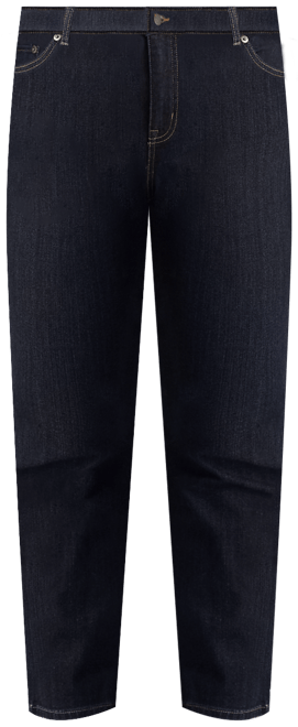 Plus-Size Mid-Rise Straight Jean