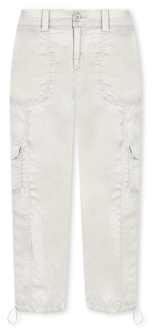 Style & Co Capri Pants Women's 16 XL White Stretchy Utility-Style