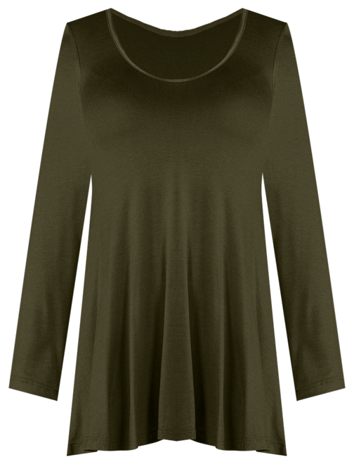 Women's Plus Size Poised Swing Tunic Top