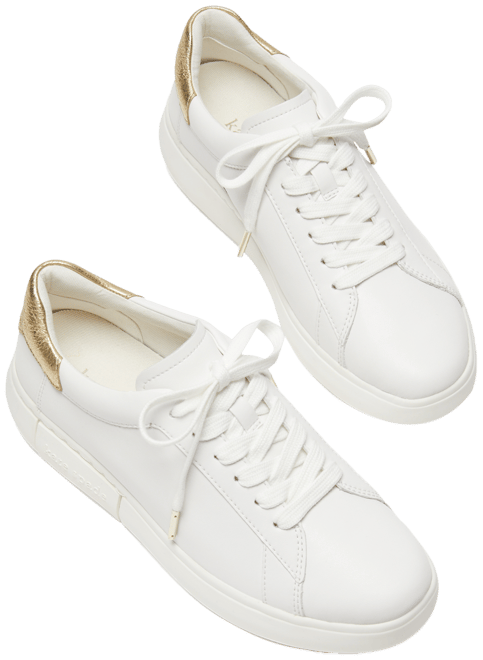 Kate Spade New York Women's Signature Leather Sneakers
