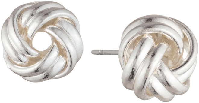 【Ralph Lauren】Knot Stud Earrings☆ ピアス Lauren Ralph Lauren Knot Silver Stud Earrings – ShopCGX