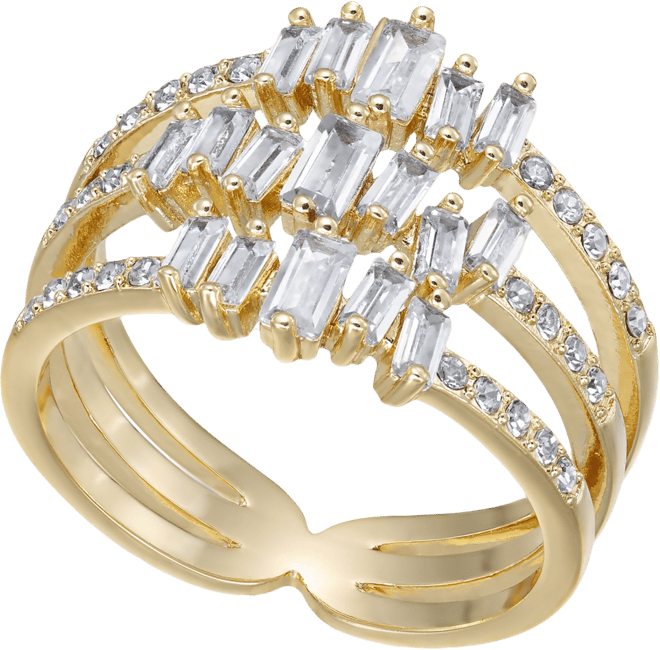 Gold-Tone Crystal Stack Ring, Created for Macy's