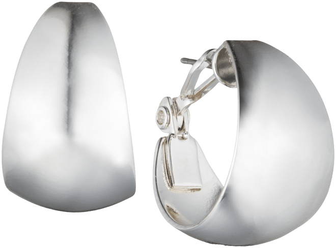 3/4" Medium Band Small Hoop Earrings