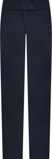 Women's Mid-Rise Slim Boot Cut Clasp-Front Pants