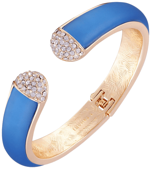 Frosted Lucite Hinged Cuff