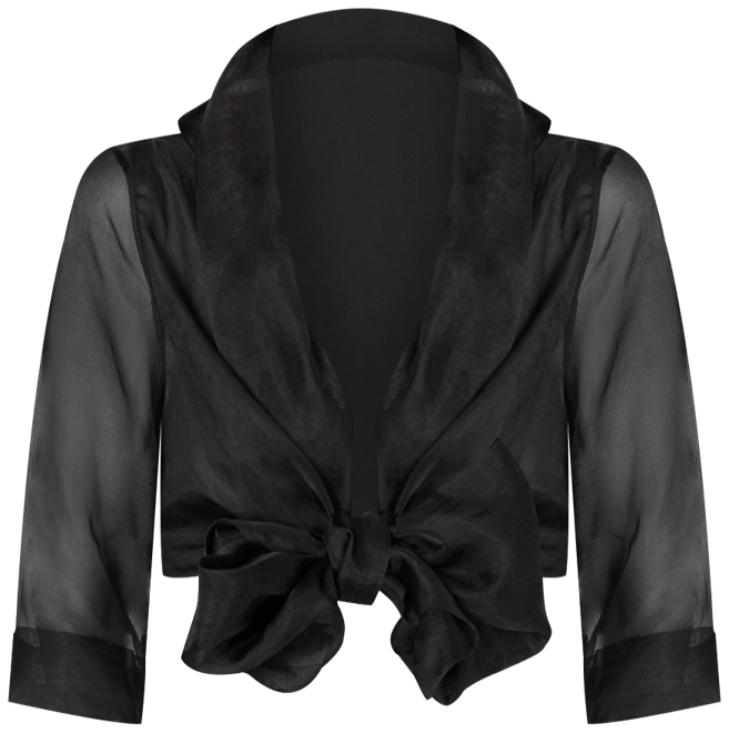 Adrianna Papell Organza Wrap Jacket Macy s