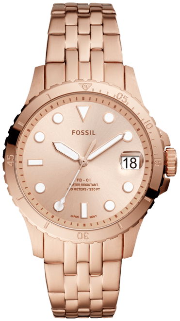 Fossil blue outlet women's watch