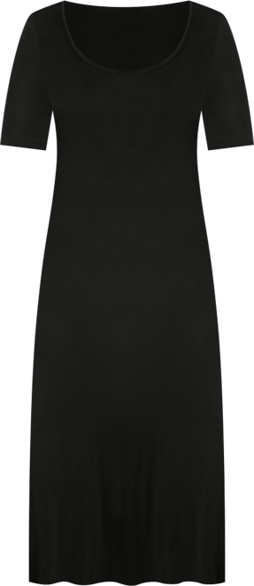 Plus Size Elbow Length Sleeve Maxi Dress