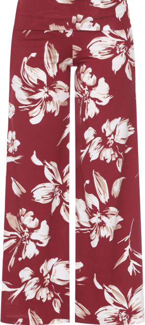 Flower Print Palazzo Pants