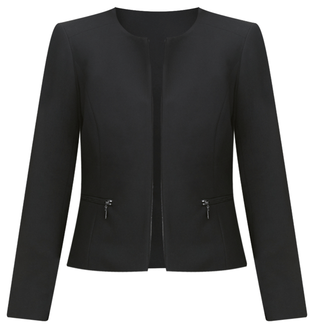 Collarless Blazer