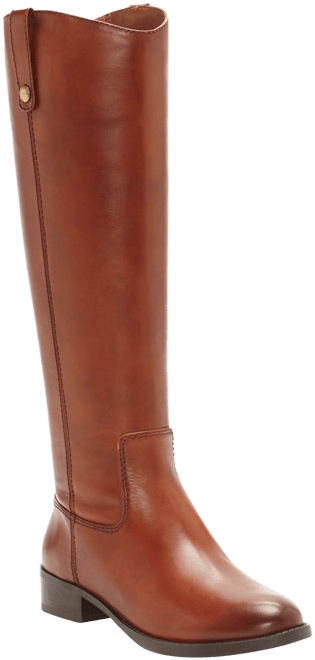 Leather riding boots