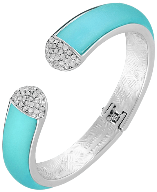 Frosted Lucite Hinged Cuff