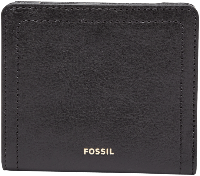 Hipster Leather Wallet For Men Euro Size Bifold Wallet Black Center Fl