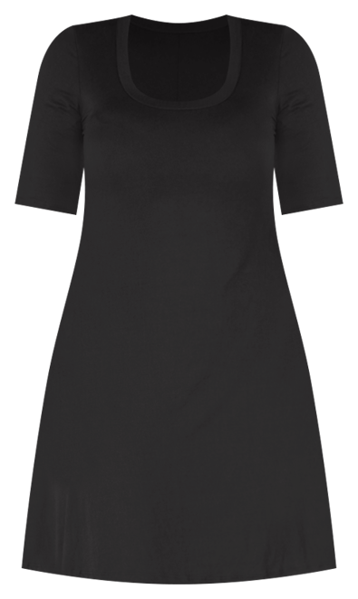 Plus Size Knee Length Dress