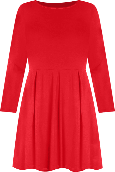 Women's Perfect Fit and Flare Pocket Dress