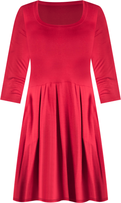 Women's Plus Size Fit and Flare Dress