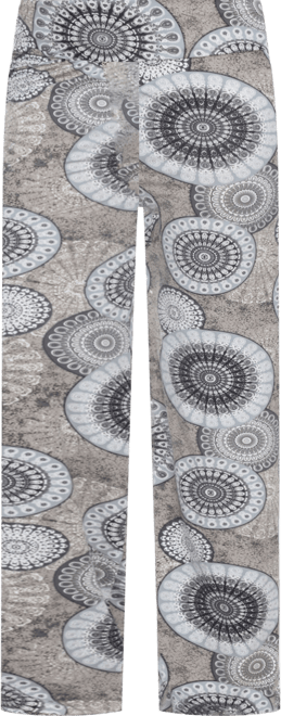 Plus Size Circle Print Palazzo Pants