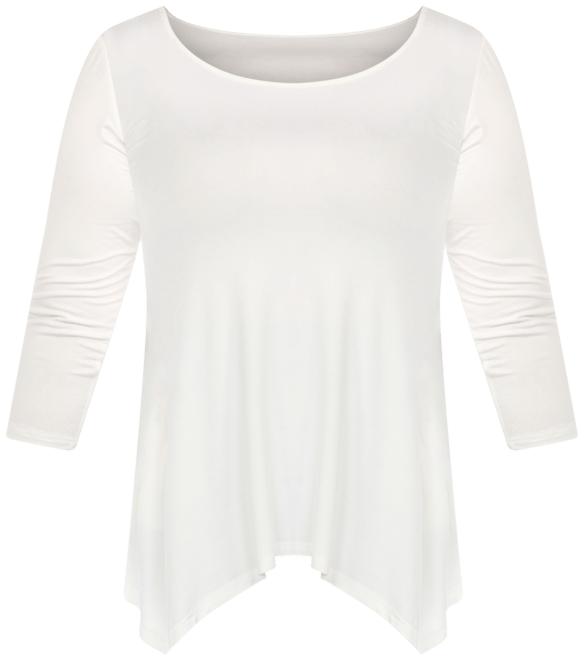 Plus Size Makayla Scoop Neck Tunic Top