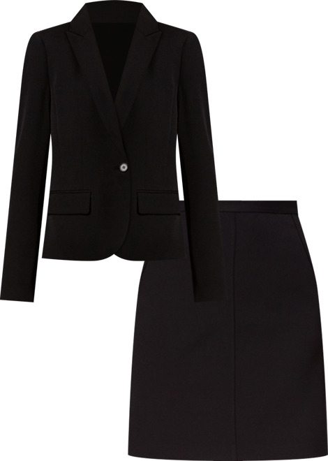 Missy & Petite Executive Collection Single-Button A-Line Skirt Suit Set, Created for Macy's