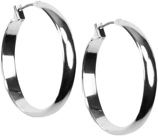 Hoop Earrings, 1.25"