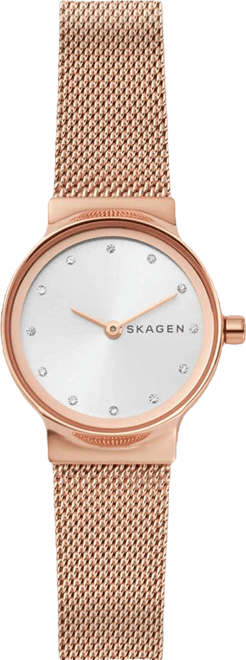 Women's Freja Rose Gold-Tone Stainless Steel Mesh Bracelet Watch 26mm