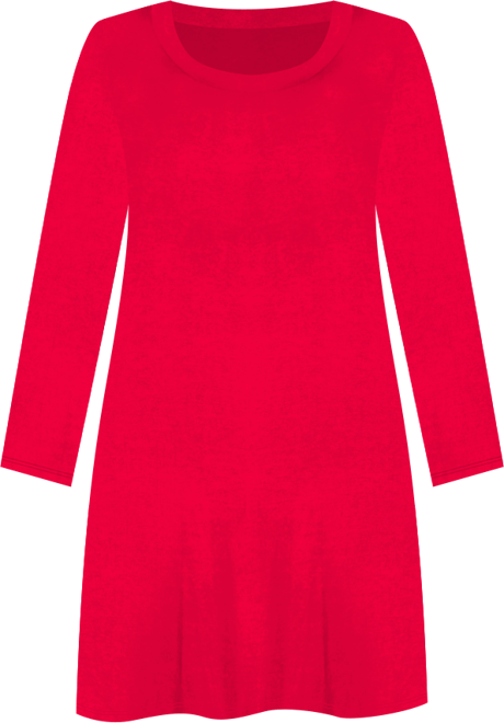 Plus Size Flared Dress