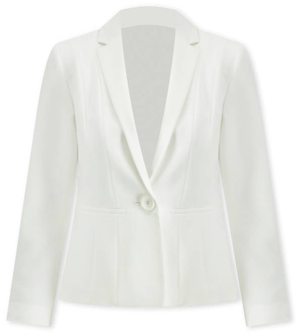 Women's Stretch Crepe One Button Blazer, Regular & Petite