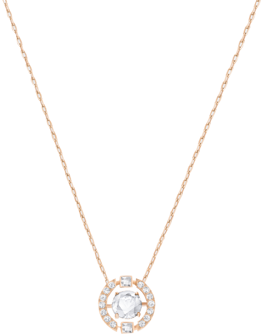 Floating Crystal Pendant Necklace