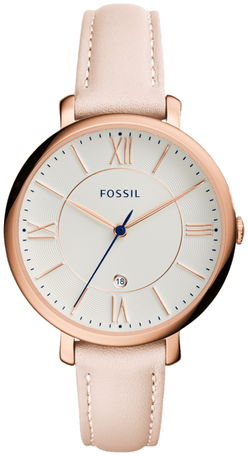 Women's Jacqueline Blush Leather Strap Watch 36mm ES3988