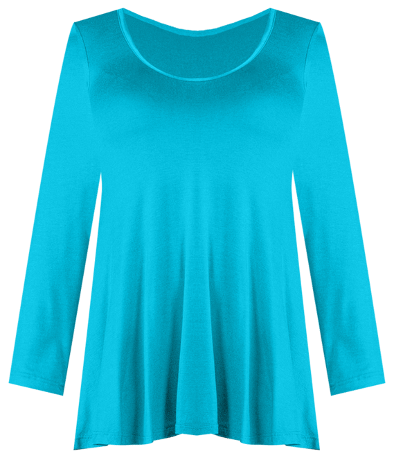 Women's Plus Size Poised Swing Tunic Top