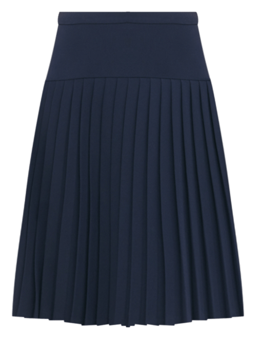 Tommy hilfiger blue outlet pleated skirt