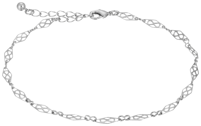 Women's Silver-Tone Chain Anklet